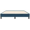 vidaXL Ł&oacute;żko typu Box Spring bez materaca Ciemnoniebieskie 140x210 cm