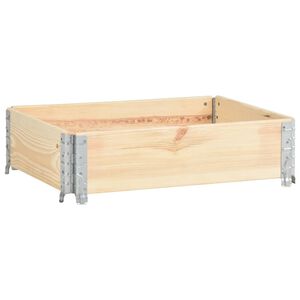 vidaXL Nadstawka paletowa, 60x80 cm, lite drewno sosnowe