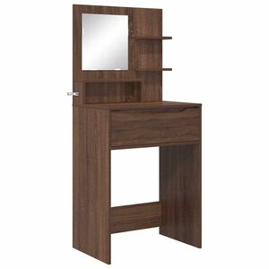 vidaXL Toaletki do sypialni Brązowy dąb 80 x 39,6 x 135 cm