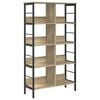 vidaXL P&oacute;łka na książki 8 poziomy 82 x 32 x 144,5 cm Dąb Sonoma