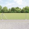vidaXL Słupek ogrodzeniowy. Srebrny 25 x 0,5 m (siatka 13 mm) Stal