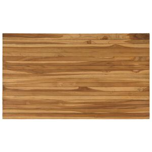 vidaXL Blat stołu 120 x 70 x 3,5 cm Prostokątny Lite drewno teakowe