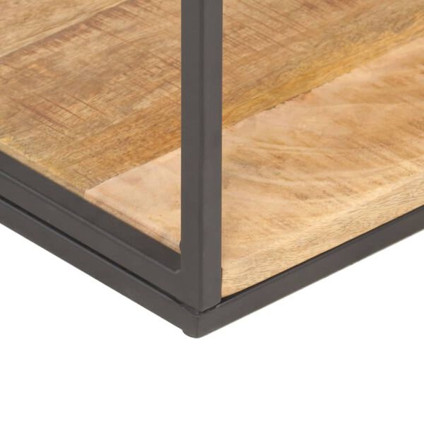 vidaXL Regał na książki, 80x30x180 cm, surowe drewno mango