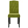 vidaXL Krzesła stołowe, 2 szt., jasnozielone, aksamitne