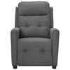 vidaXL Podnoszony fotel masujący, jasnoszary, tkanina