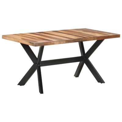 vidaXL Stół jadalniany, 160x80x75 cm, drewno z miodowym wykończeniem
