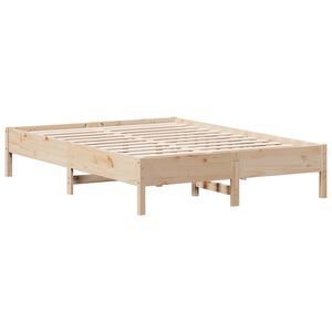 vidaXL Rama ł&oacute;żka bez materaca, 160x200 cm, lite drewno sosnowe