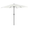 vidaXL Parasol ogrodowy na stalowym słupku, biały, 248x248x248 cm