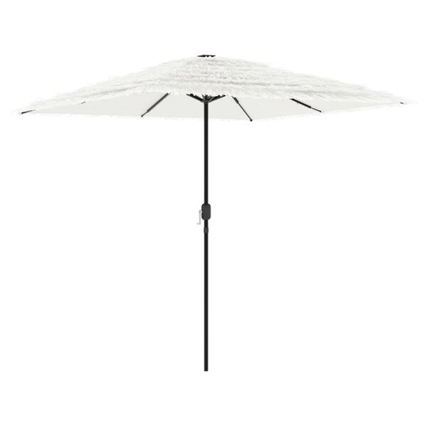 vidaXL Parasol ogrodowy na stalowym słupku, biały, 248x248x248 cm