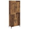 vidaXL Highboard 2 szt. Stare drewno 69,5 x 34 x 180 cm