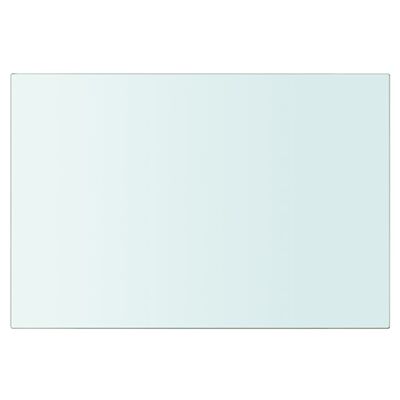 vidaXL Półki, 2 szt., panel z bezbarwnego szkła, 20 x 25 cm