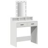 vidaXL Toaletka Biały 79 x 41 x 140 cm Drewno inżynieryjne