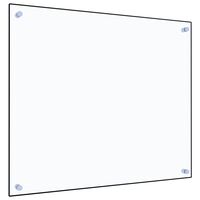 vidaXL Panel ochronny do kuchni, przezroczysty, 70x60 cm, szkło