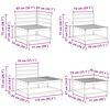 vidaXL Zestaw sof na zewnątrz 5 Sztuka Naturalny Lite Drewno Akacji