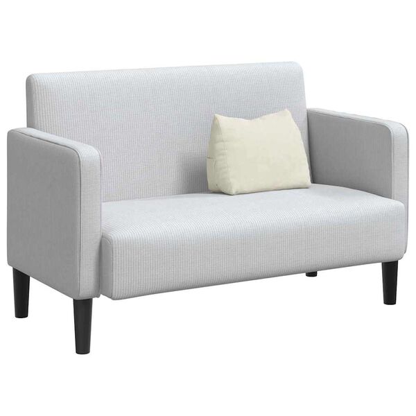 vidaXL Poduszka na plecy Kremowy 45 x 20 x 35 cm Tkanina sztruksowa