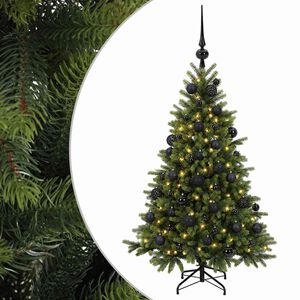 vidaXL Sztuczna choinka z bombką 120 cm 150 LED Ciepła biel