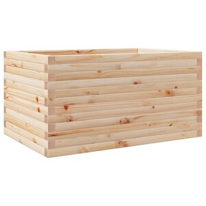 vidaXL Donica ogrodowa, 90x60x46 cm, lite drewno sosnowe