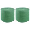 vidaXL Lina Jutowa 2 pcs zielony 100% juta Tossa