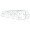 vidaXL Kurnik srebrny 1200 x 300 x 200 cm Stal ocynkowana