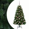 vidaXL Sztuczna choinka z bombkami 120 cm 150 LED Ciepła biel