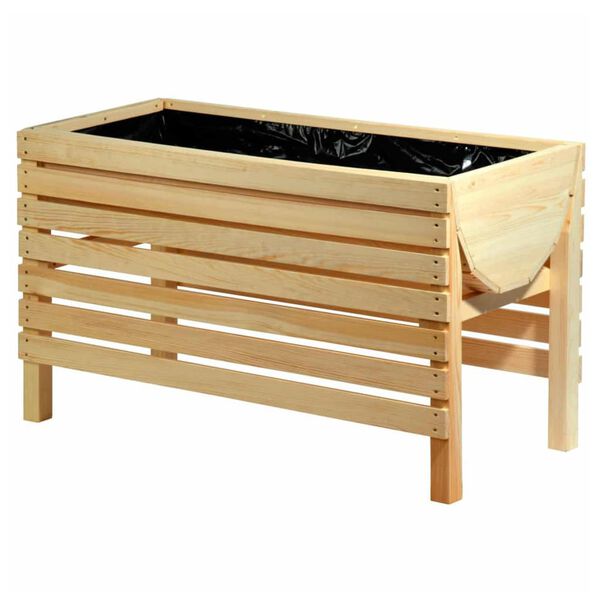 dobar Podwyższona donica z folią, naturalna