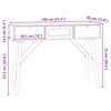 vidaXL Konsola z szufladami, 105x30x75 cm, materiał drewnopochodny