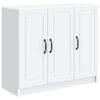vidaXL Bufet Biały 89 x 34,5 x 77 cm Drewno inżynieryjne