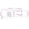 vidaXL Stolik kawowy Naturalny 80 x 50 x 40 cm Drewno z mango