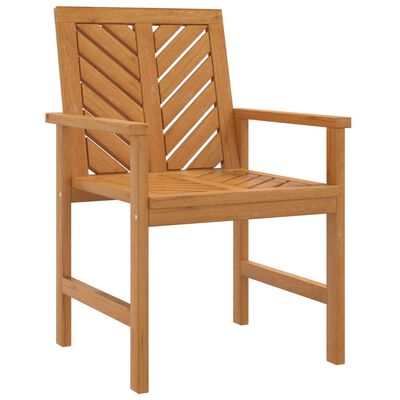 vidaXL Ogrodowe krzesła stołowe, 2 szt., lite drewno akacjowe