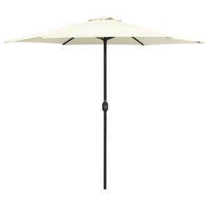 vidaXL Parasol ogrodowy na aluminiowym słupku, 270x246 cm, piaskowy