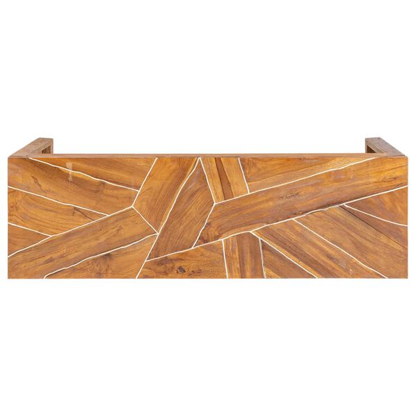 vidaXL Stojak pod telewizor, 110x60x38 cm, lite drewno tekowe