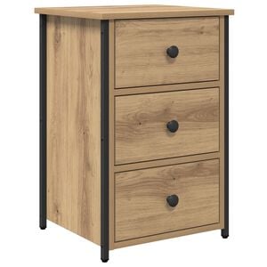 vidaXL Szafka Nocna Brązowy 40 x 36 x 60 cm Lite Drewno Recyklingowe