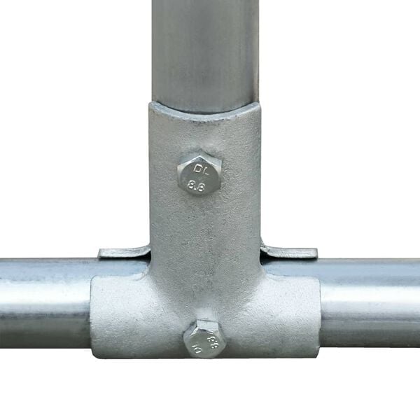 vidaXL Klatka zewnętrzna dla kurcząt, stal galwanizowana, 2x2x1,92 m