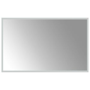 vidaXL Lustro łazienkowe z LED, 50x80 cm
