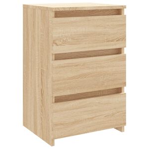 vidaXL Szafka nocna, dąb sonoma 40x35x62,5 cm, materiał drewnopochodny