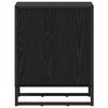 vidaXL Stolik nocny Czarny Dąb 39,5 x 30 x 50 cm