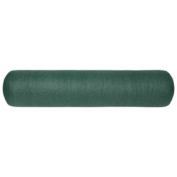 vidaXL Siatka cieniująca, zielona, 1x25 m, HDPE, 150 g/m²