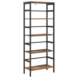 vidaXL P&oacute;łka na książki 4 poziomy 60 x 29,5 x 149 cm Stare drewno