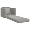 vidaXL Sofa Bed 60cm Jasnoszary Aksamit