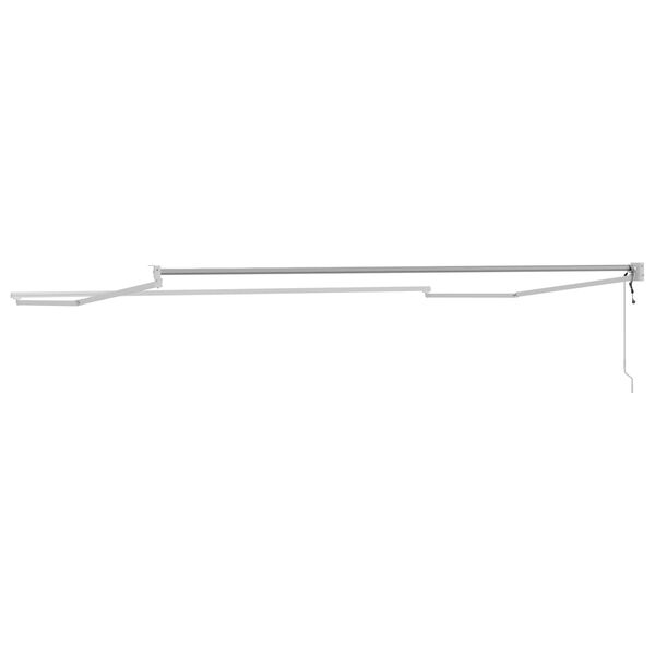 vidaXL Elektryczna rama markizy składanej Biały 4 x 2 m Aluminium