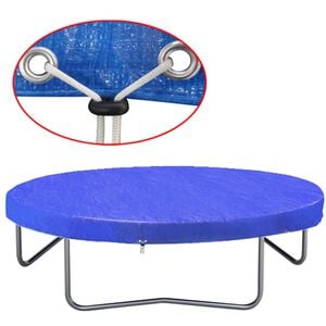 vidaXL Plandeka na trampolinę, PE, 360-367 cm, 90 g/m&sup2;, 90588