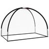 vidaXL Siatka do treningu gry w golfa, czarna, 300x150x210 cm