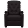 vidaXL Fotel rozkładany, czarny, sztuczna sk&oacute;ra