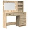 vidaXL Toaletka 2 szt. Brązowy 78,5 x 41 x 135 cm Drewno inżynieryjne