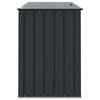vidaXL Skrzynia do przechowywania w ogrodzie Czarny