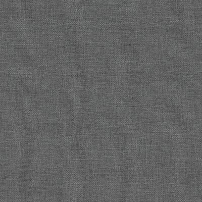 vidaXL Ławka, ciemnoszara, 110x40x70 cm, tapicerowana tkaniną