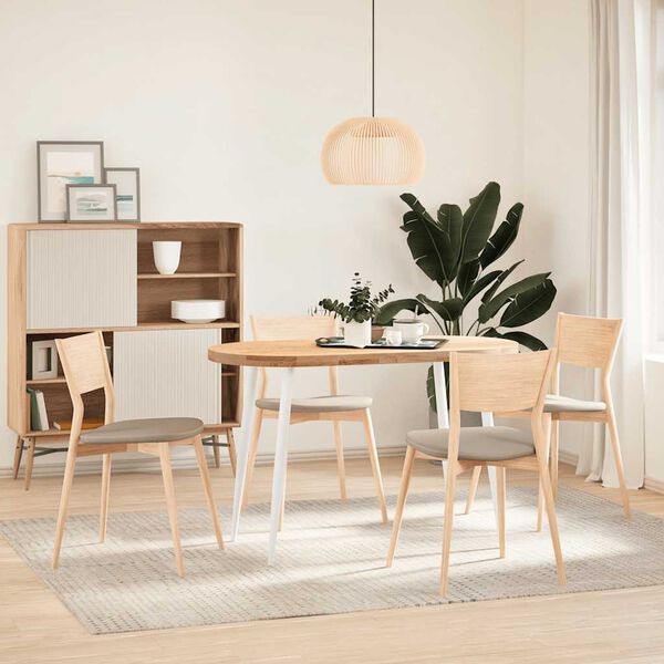 vidaXL Nogi do stołu konsolowego w kształcie stożka 4 szt. Białe 72-73 cm Stalowe