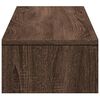 vidaXL Podstawka pod monitor, z szufladami, brązowy dąb, 100x27x15 cm