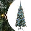 vidaXL Sztuczna choinka zielony 120 cm PVC, plastik i stal