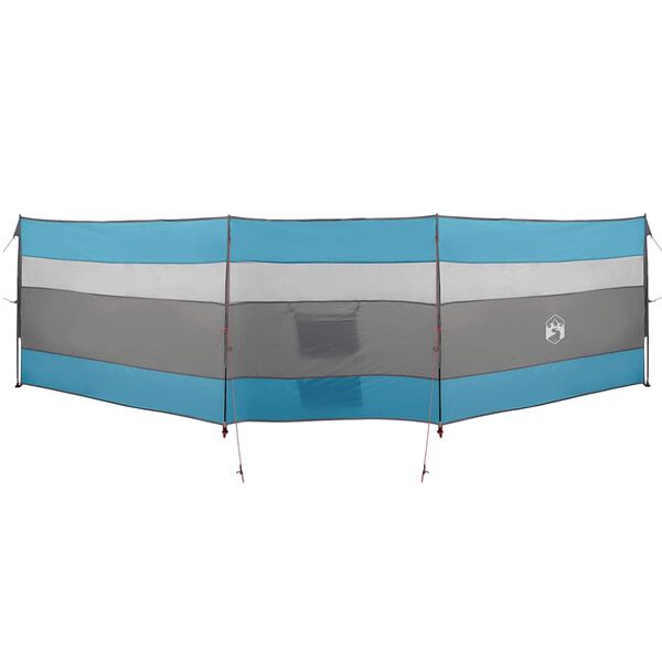 vidaXL Camping Windbreak Niebieski 508x130 cm Wodoodporny